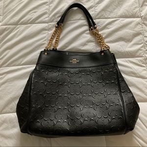 Coach bag with pillow